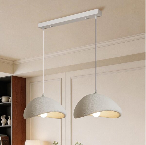 BRILAGI - Lampadario sospeso su cavo WABI SABI 2xE27/60W/230V bianco