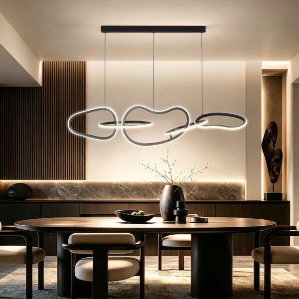 BRILAGI - lampada a sospensione LED dimmerabile su cavo SIGNATURE LED/80W/230V 120x25 cm nero + telecomando