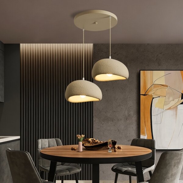 BRILAGI - Lampadario sospeso con cavo WABI SABI 2xE27/60W/230V bianco