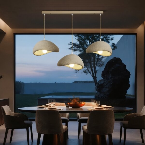 BRILAGI - Lampadario sospeso con cavo WABI SABI 3xE27/60W/230V beige