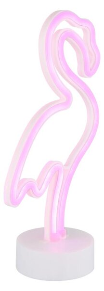 Globo 28064 - Decorazione da tavolo LED Neon FLAMINGO LED/2W/3xAA