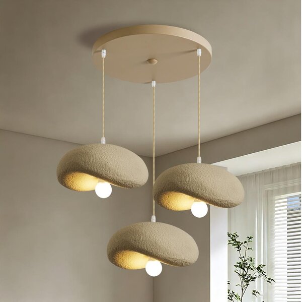 BRILAGI - Lampadario con cavo WABI SABI 3xE27/60W/230V beige