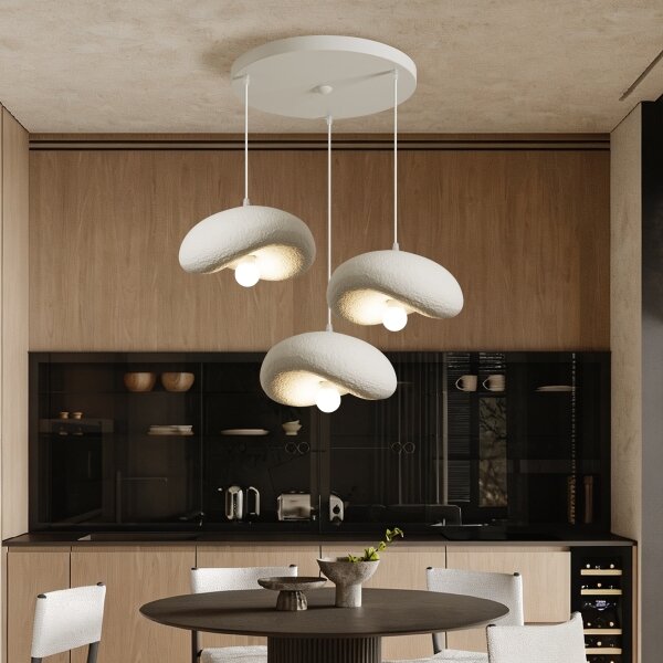 BRILAGI - Lampadario a sospensione con cavo WABI SABI 3xE27/60W/230V bianco