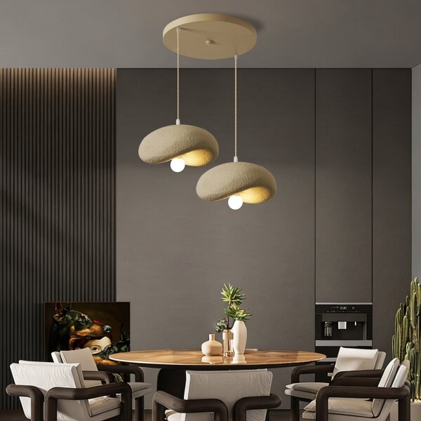 BRILAGI - Lampadario su cavo WABI SABI 2xE27/60W/230V beige