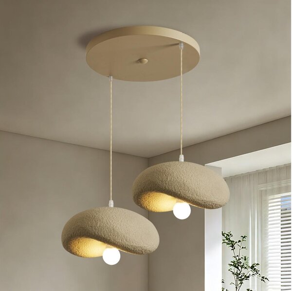 BRILAGI - Lampadario su cavo WABI SABI 2xE27/60W/230V beige