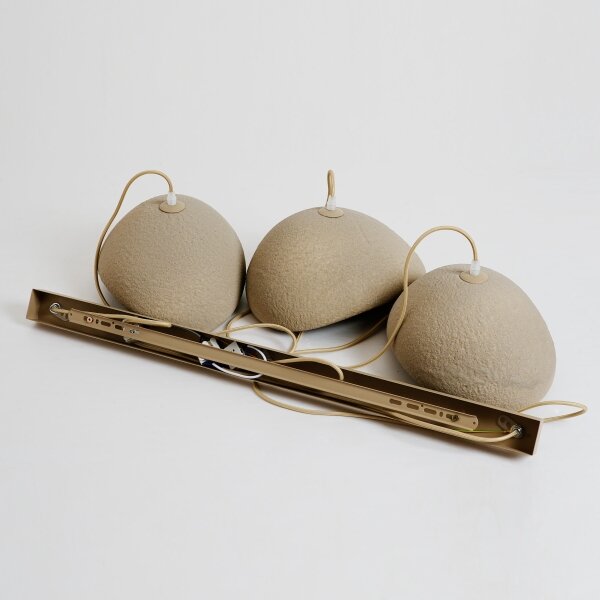 BRILAGI - Lampadario sospeso con cavo WABI SABI 3xE27/60W/230V beige