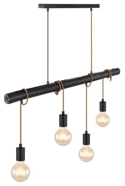 Globo 15459-4H - Lampadario a sospensione con filo LEO 4xE27/60W/230V