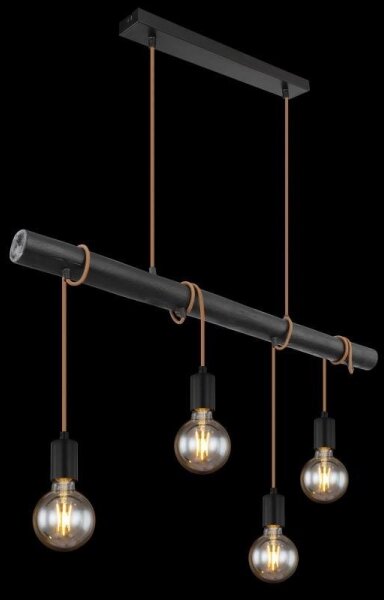 Globo 15459-4H - Lampadario a sospensione con filo LEO 4xE27/60W/230V