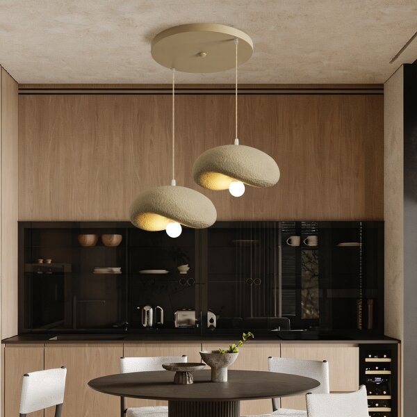 BRILAGI - Lampadario su cavo WABI SABI 2xE27/60W/230V beige