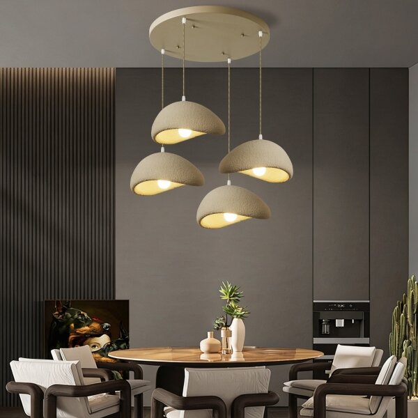 BRILAGI - Lampada a sospensione con cavo WABI SABI 4xE27/60W/230V beige