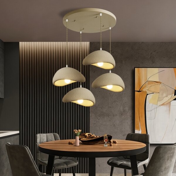 BRILAGI - Lampada a sospensione con cavo WABI SABI 4xE27/60W/230V beige