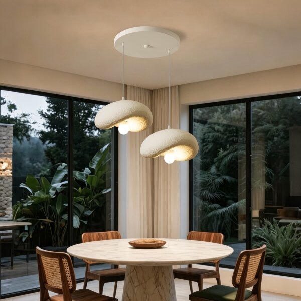 BRILAGI - Lampadario a cavo WABI SABI 2xE27/60W/230V bianco