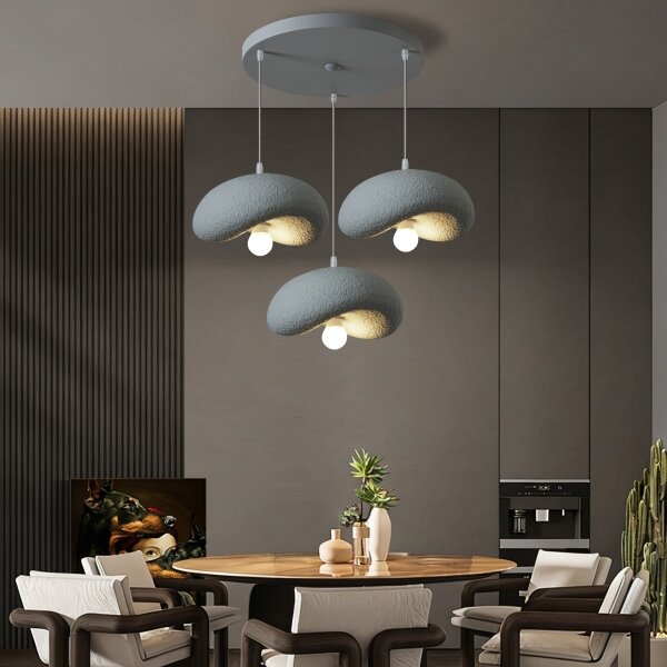 BRILAGI - Lampada a sospensione su cavo WABI SABI 3xE27/60W/230V grigio