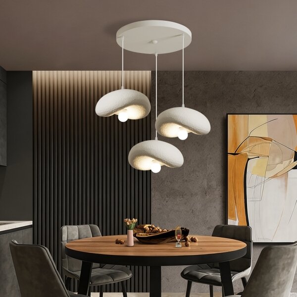 BRILAGI - Lampadario a sospensione con cavo WABI SABI 3xE27/60W/230V bianco