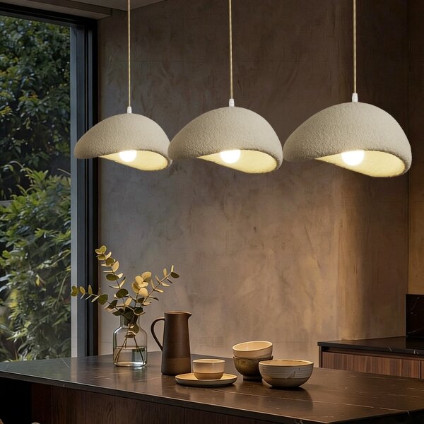 BRILAGI - Lampadario sospeso con cavo WABI SABI 3xE27/60W/230V beige