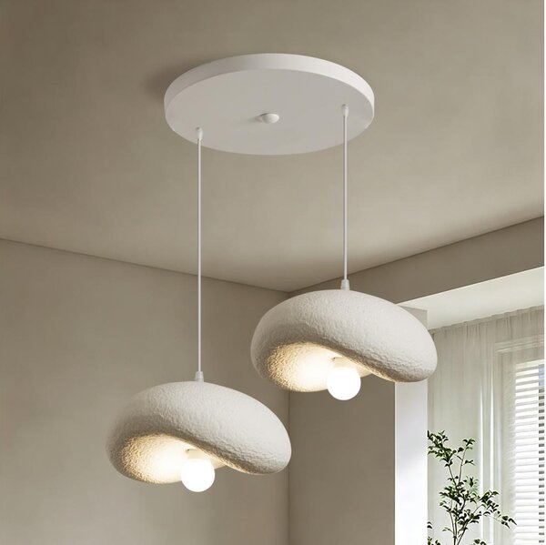 BRILAGI - Lampadario a cavo WABI SABI 2xE27/60W/230V bianco