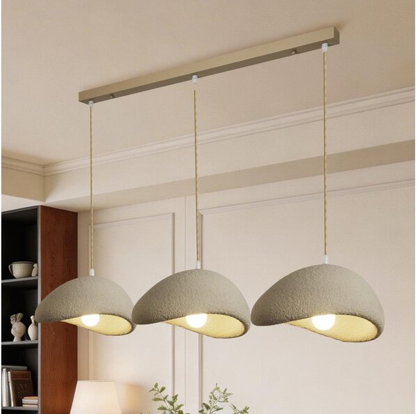 BRILAGI - Lampadario sospeso con cavo WABI SABI 3xE27/60W/230V beige
