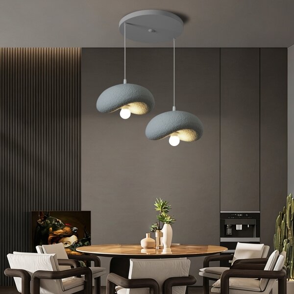 BRILAGI - Lampadario a sospensione su cavo WABI SABI 2xE27/60W/230V grigio