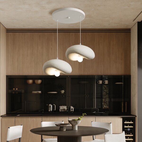 BRILAGI - Lampadario a cavo WABI SABI 2xE27/60W/230V bianco