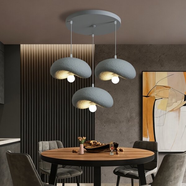 BRILAGI - Lampada a sospensione su cavo WABI SABI 3xE27/60W/230V grigio