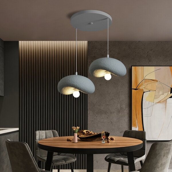 BRILAGI - Lampadario a sospensione su cavo WABI SABI 2xE27/60W/230V grigio