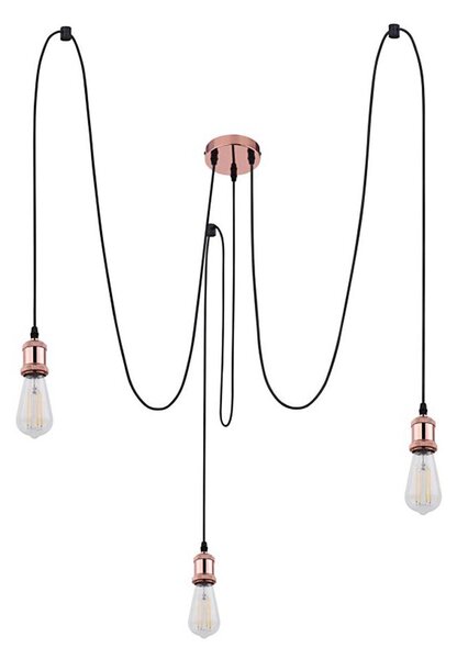 Globo A32-3 - Lampadario a sospensione con filo OLIVER 3xE27/40W/230V ragno