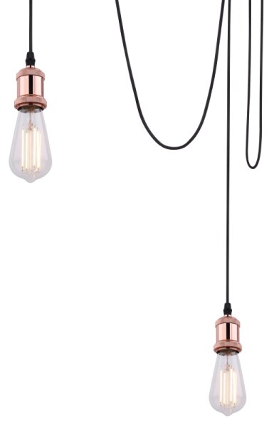 Globo A32-3 - Lampadario a sospensione con filo OLIVER 3xE27/40W/230V ragno