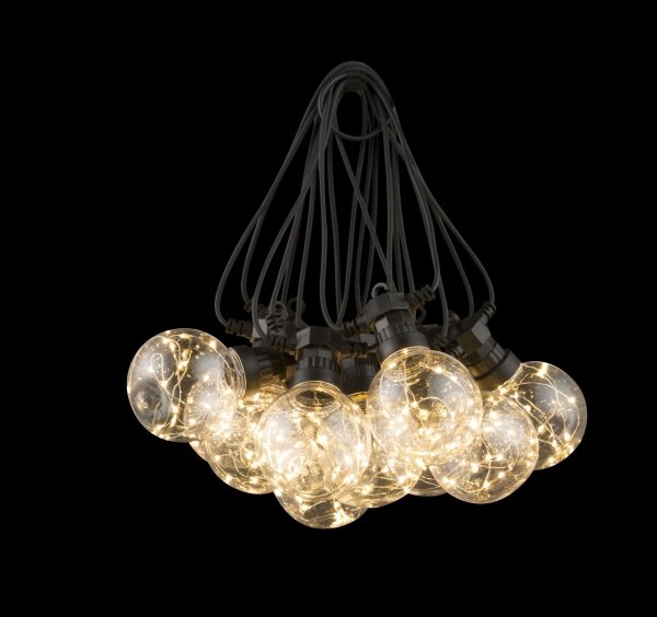 Globo 34090N - Catena LED esterna ALMAGA 10xLED/0,27W/230V 7,5 m IP44