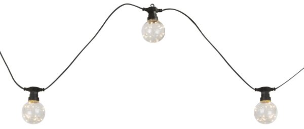 Globo 34090N - Catena LED esterna ALMAGA 10xLED/0,27W/230V 7,5 m IP44