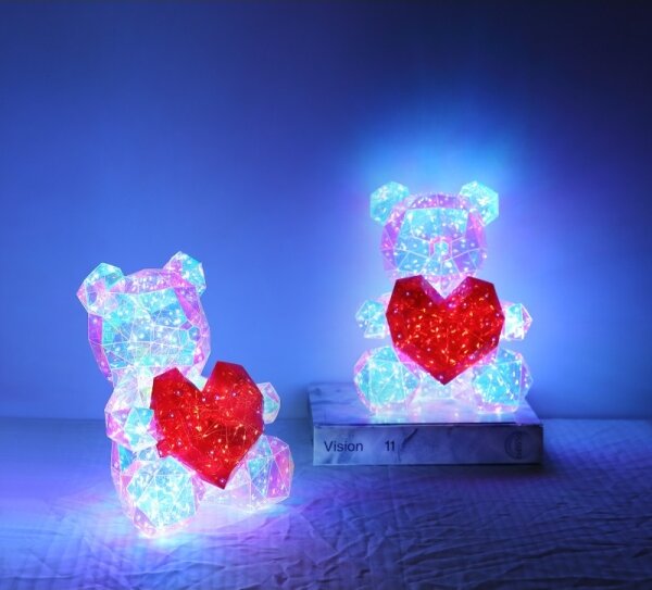 Globo 28058 - Decorazione da tavolo LED BRONDAR LED/6W/5V USB orsetto