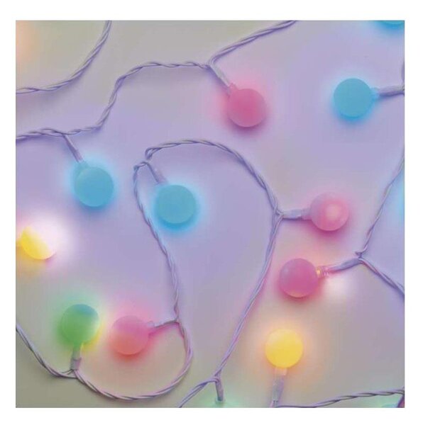 Catena luminosa LED da esterno 40 LED/9 m IP44 multicolore