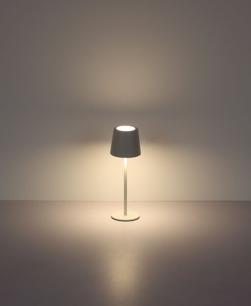Globo 58482W-LED lampada da tavolo ricaricabile touch VAN. 2W/5V 2200mAh IP44 bi