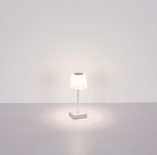 Globo 28061W - Lampada da tavolo LED dimmerabile XAYDEN LED/2W/5V 800mAh bianca