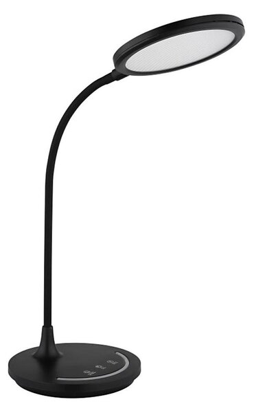 Globo 58483 - Lampada da tavolo touch dimmerabile KENNY LED/12W/230V nera
