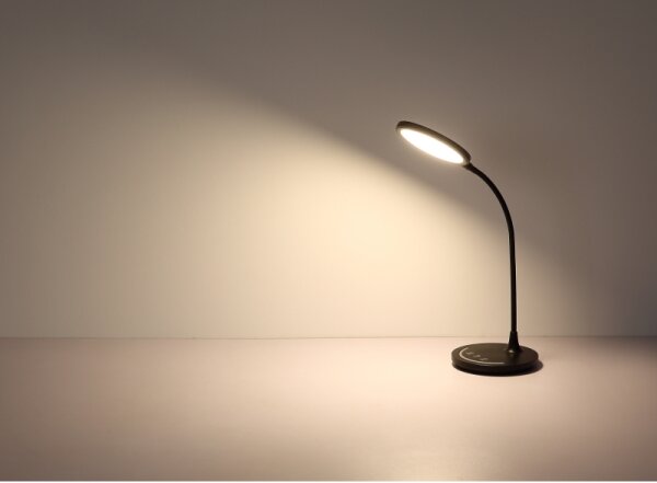 Globo 58483 - Lampada da tavolo touch dimmerabile KENNY LED/12W/230V nera