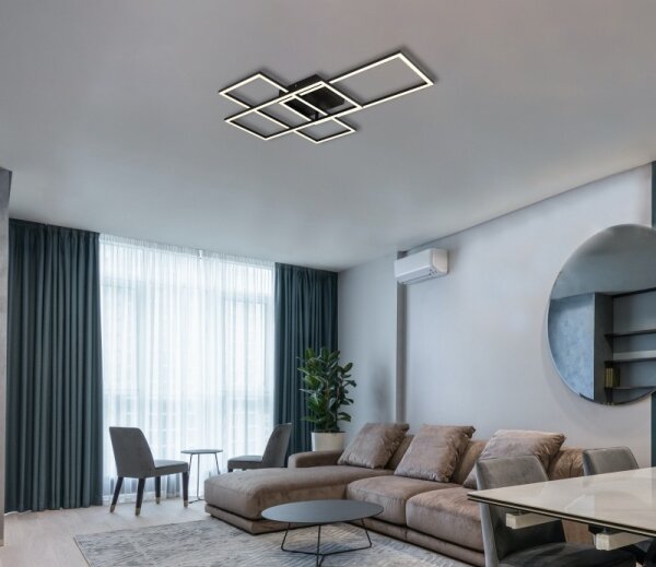 Globo 67227-40NBSH - Lampada LED da soffitto GABRIEL 40W/230V pr. 51x74 cm + DO