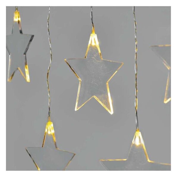 Catena luminosa LED da esterno a forma di stelle 8xLED/5,84m IP44