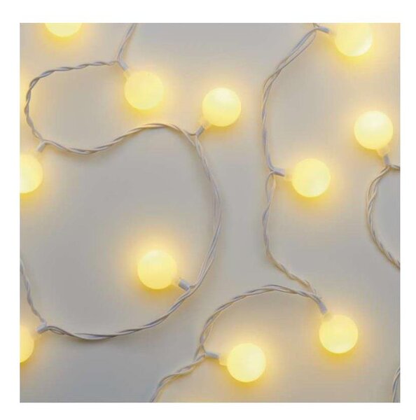 Catena LED per esterni 40xLED/9m IP44 bianco caldo
