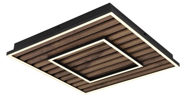 Globo 67345D1 - Lampada LED da soffitto WOODY 36W 230V 3000K 45x45 cm