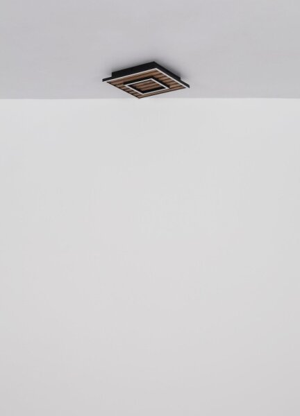 Globo 67345D - Lampada LED da soffitto WOODY LED/18W/230V 3000K 30x30 cm