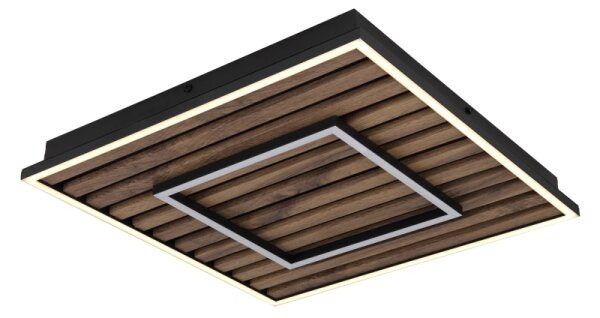 Globo 67345D1 - Lampada LED da soffitto WOODY 36W 230V 3000K 45x45 cm