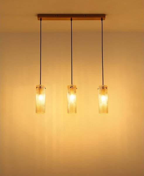 Globo 15775-3H - Lampadario a sospensione con filo KAROLO 3xE14/40W/230V