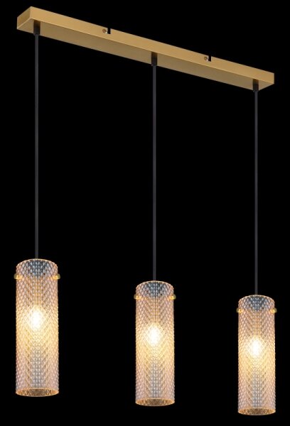 Globo 15775-3H - Lampadario a sospensione con filo KAROLO 3xE14/40W/230V