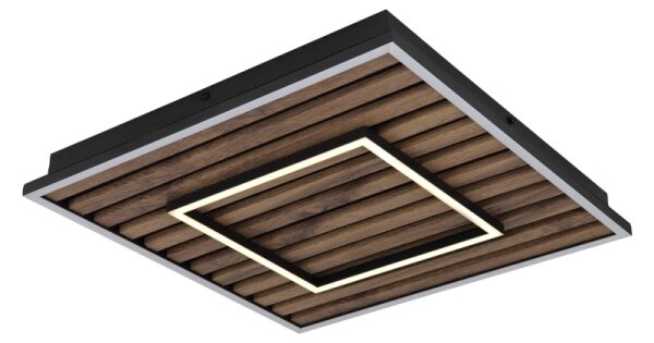 Globo 67345D1 - Lampada LED da soffitto WOODY 36W 230V 3000K 45x45 cm