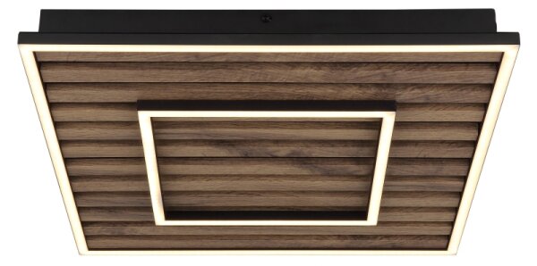 Globo 67345D1 - Lampada LED da soffitto WOODY 36W 230V 3000K 45x45 cm