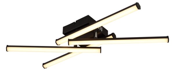 Globo 67342-24 - Plafoniera LED KIRINA LED/24W/230V 3000K nero