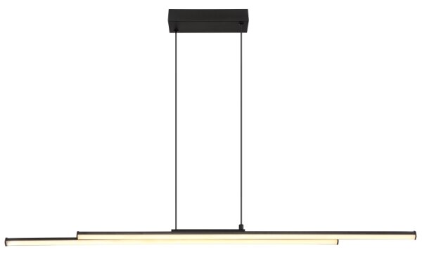Globo 67342-24H - Lampadario LED a sospensione con filo KIRINA LED/24W/230V 3000K nero