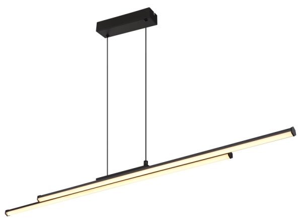 Globo 67342-24H - Lampadario LED a sospensione con filo KIRINA LED/24W/230V 3000K nero