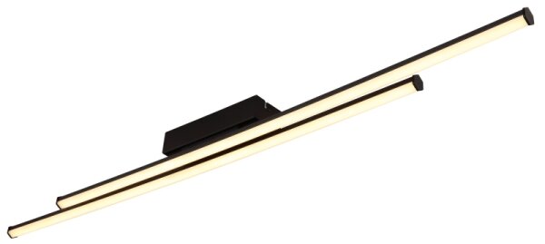 Globo 67342-24D - Plafoniera LED KIRINA LED/24W/230V 3000K nero