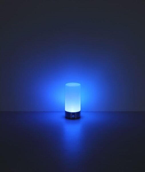 Globo 21040SRGB - Lampada da tavolo LED RGB touch LEX 1,8W/5V 1500mAh nera